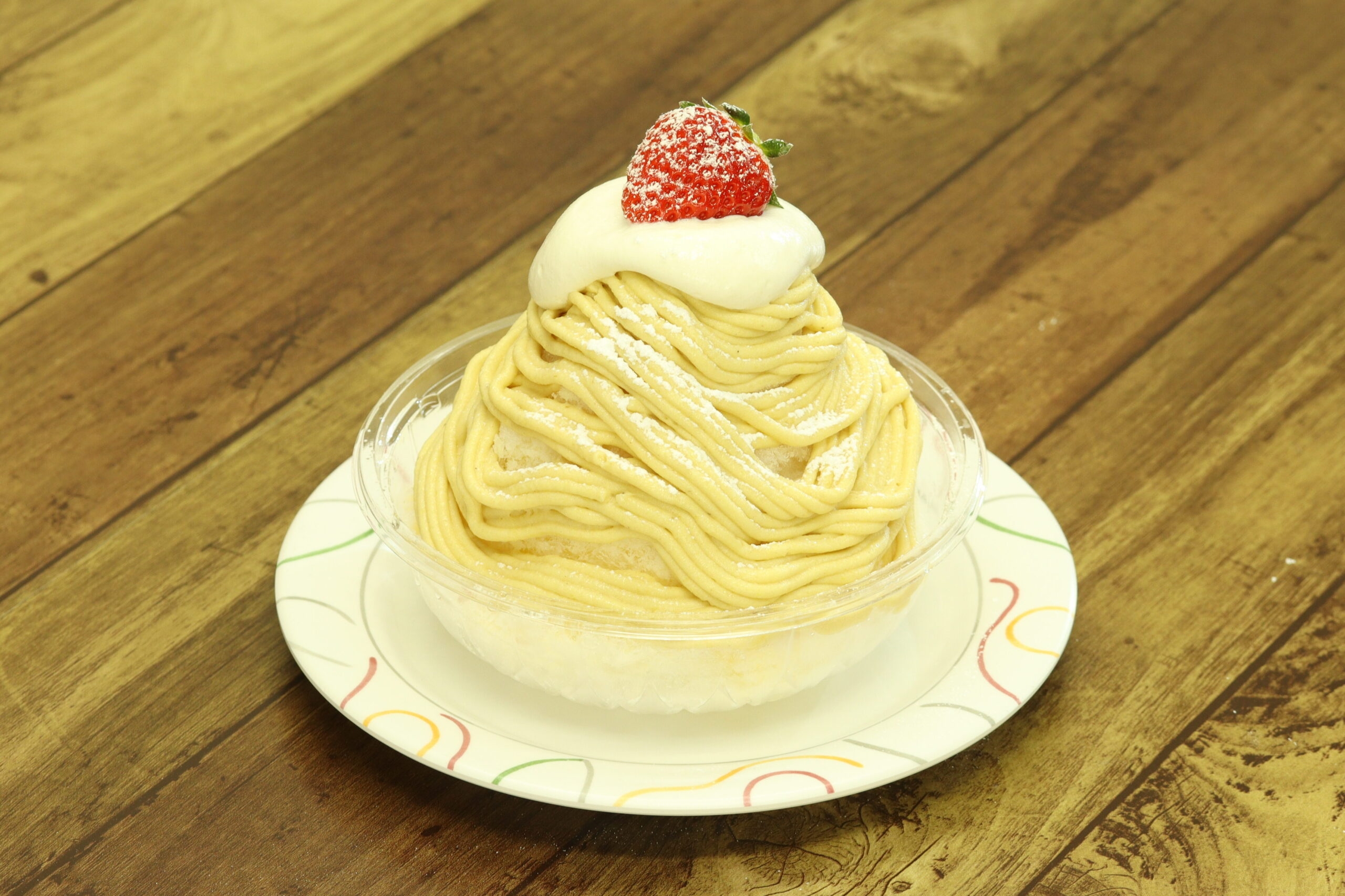 鹿児島県産シルクスイートのモンブラン白熊