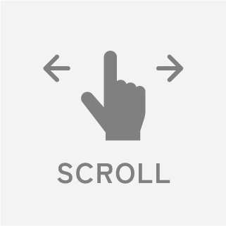 横スクロールできます